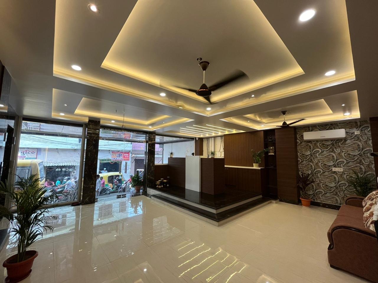 Warmly lit interiors ready for celebrations at Hotel Nandini Grand